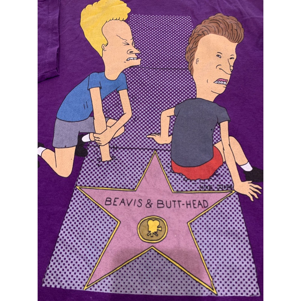 Beavis & Butt Head Hollywood Star Graphic T-shirt Size XL